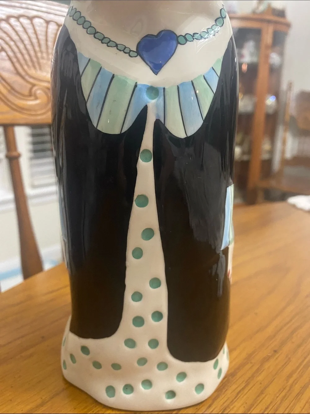 Vintage Susan Paley Hand-Painted “Millie” Vase